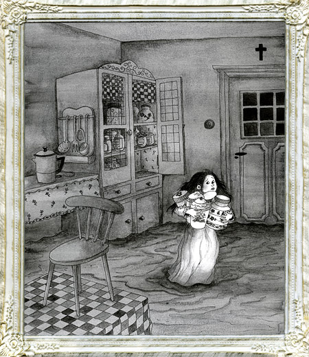 Mariella van de Beek - illustraties - zwart-wit