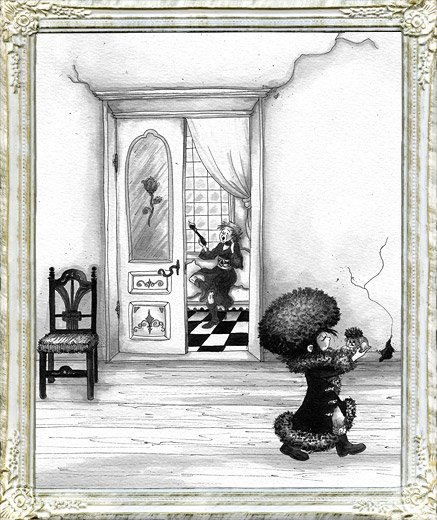 Mariella van de Beek - illustraties - zwart-wit